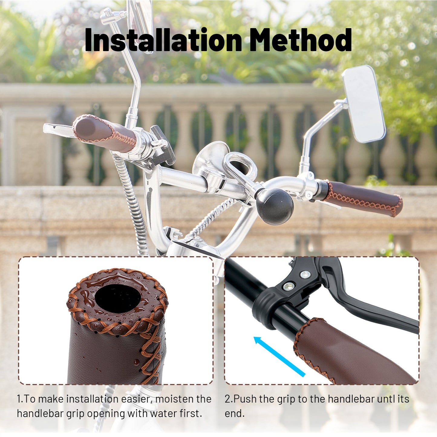Newpearl Time Capsule Bike Grip - Brown