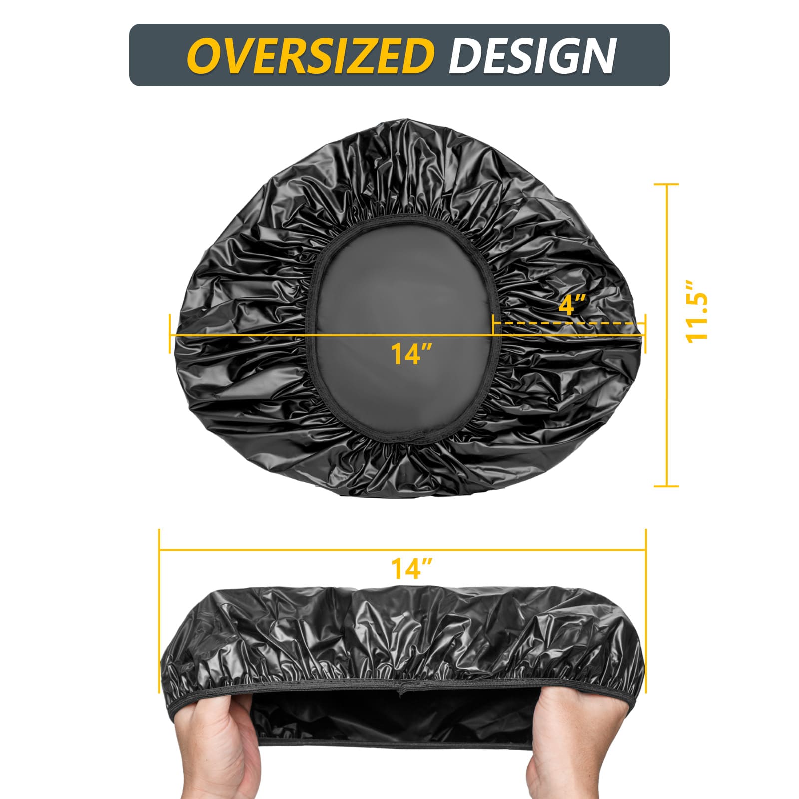 14 x 11.5 inch waterproof cover for oversized bike saddles